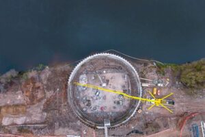 Rail Baltica Tilto betonavimas