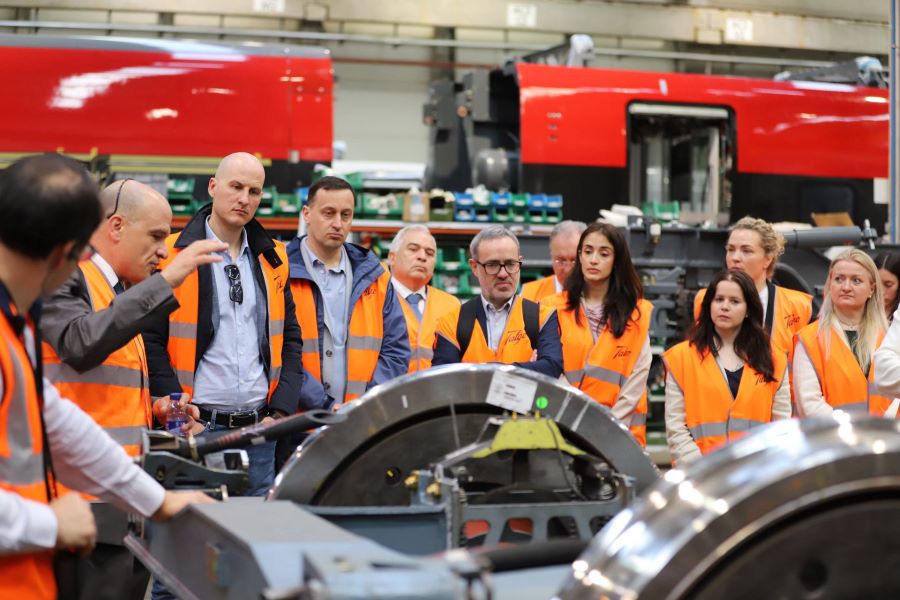 Rail Baltica kintamos vėžės technologiniai sprendimai