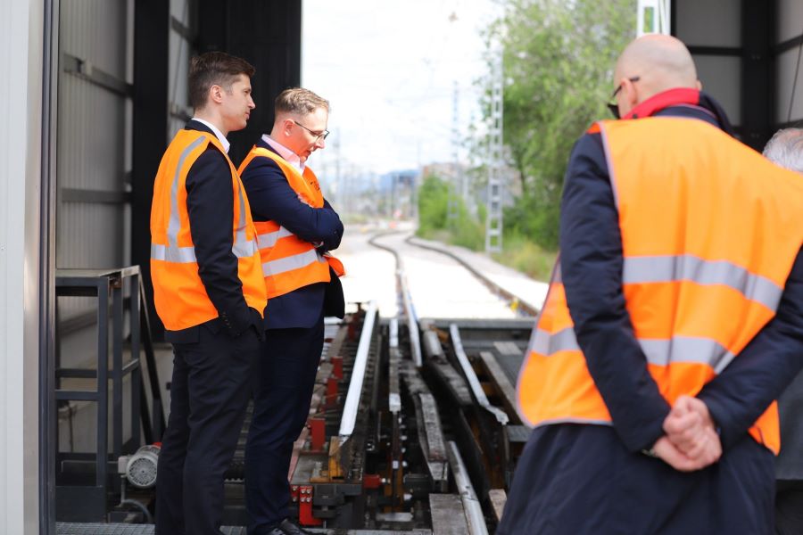 Rail Baltica kintamos vėžės technologiniai sprendimai
