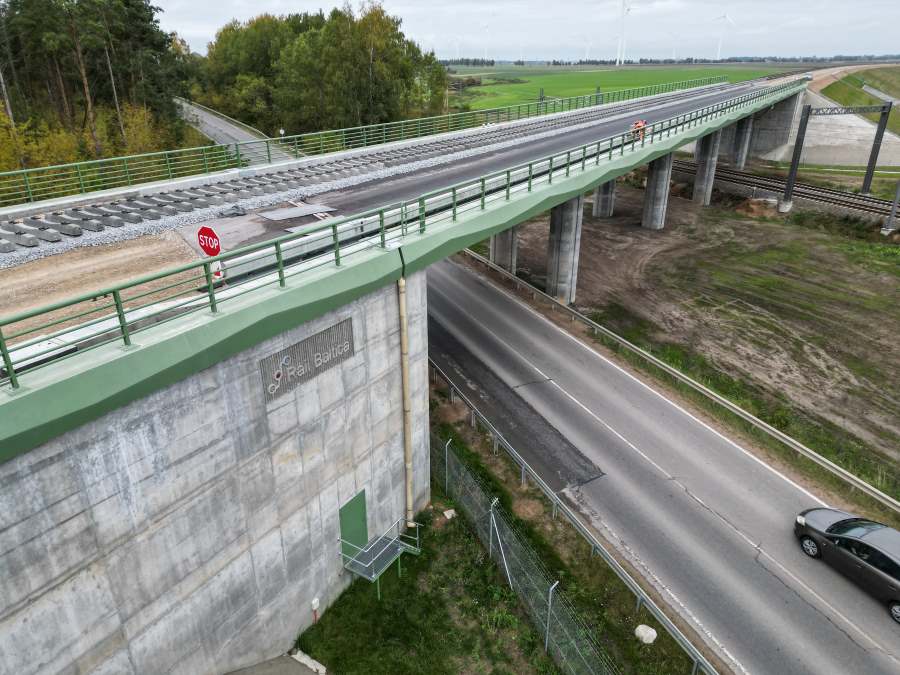 Rail Baltica dviejų lygių sankirta