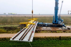 Rail Baltica iešmų įrengimas