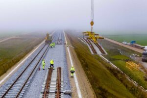 Rail Baltica iešmų įrengimas