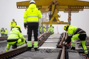 Rail Baltica iešmų įrengimas