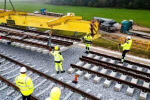 Rail Baltica iešmų įrengimas