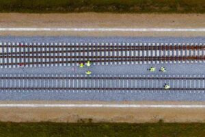 Rail Baltica iešmų įrengimas